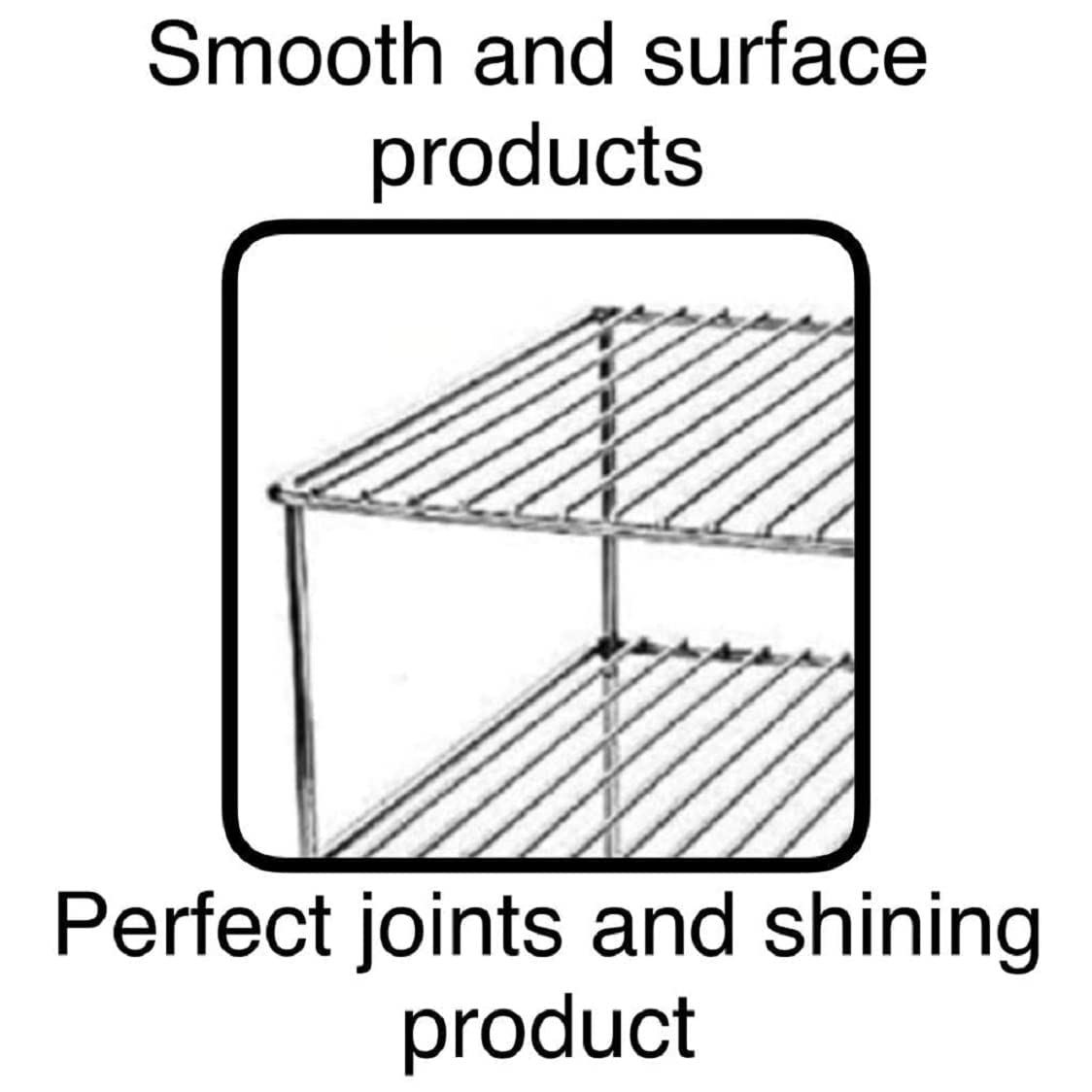 Stainless Steel 3-Tier Corner Shelf Rack for Kitchen - Space Saving Storage Organizer for Dishes, Plates, Bowls & Cups | Perfect for Small Kitchens, Countertops, Pantry & Bathroom Organization