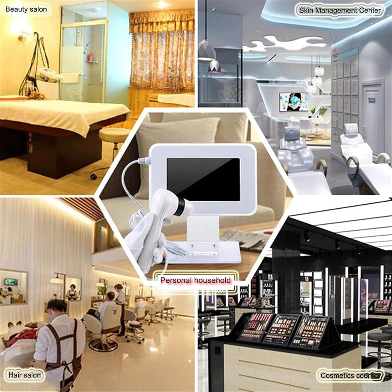 50X & 200X Magnification Scalp Hair Detector with 2MP HD LCD Screen - Professional Skin Analyzer for Home, Salon & Spa Use - Perfect for Hair Loss Diagnosis & Scalp Care Treatments