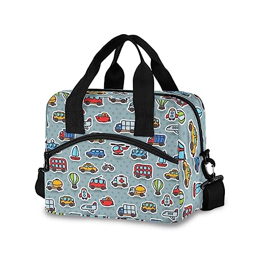 Cartoon Cars Transport - shoulder