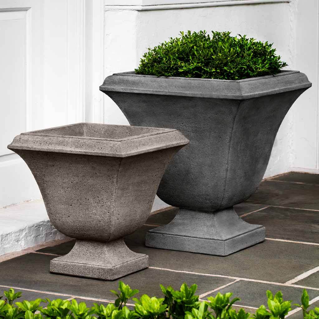 Campania International Trowbridge Large Garden Urn - Outdoor Decorative Planter for Patio, Porch & Landscape Design