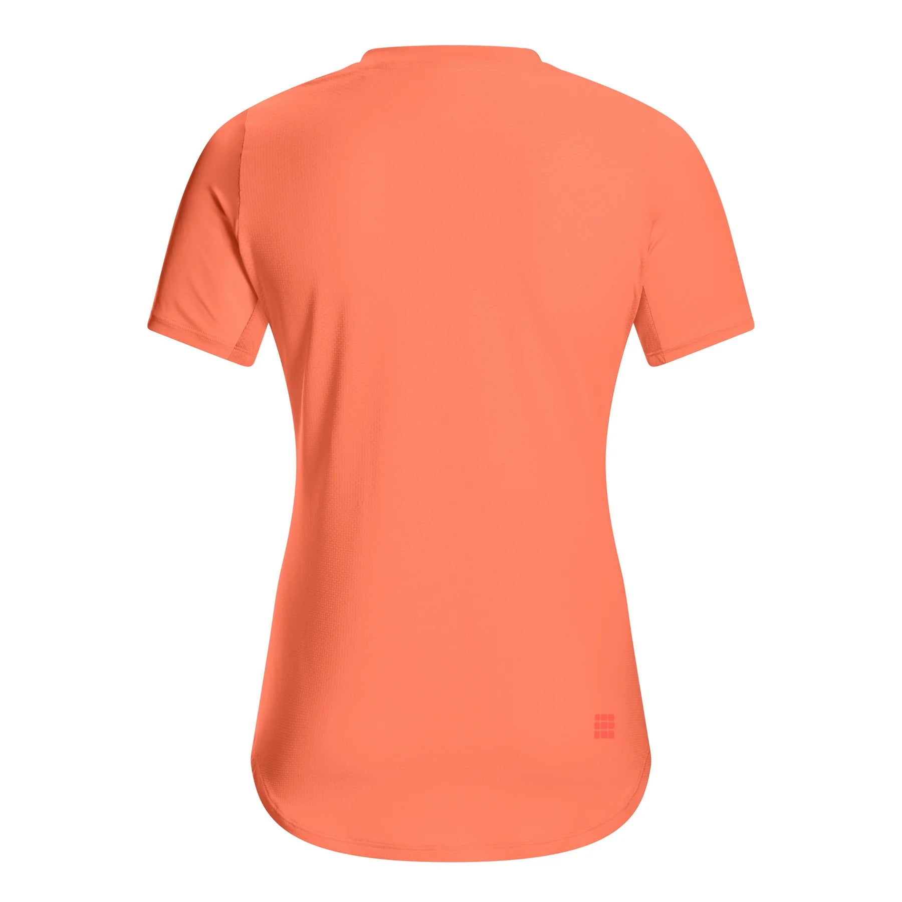 CEP Women's Running Shirt - V5 Round Neck Short Sleeve Athletic Top in Coral | Moisture-Wicking Workout Tee for Jogging, Gym & Outdoor Sports