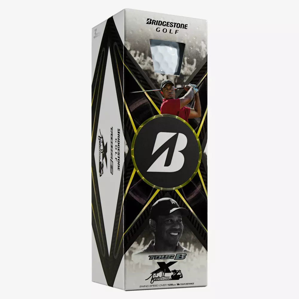 Bridgestone Tour B X Tiger Woods 2024 Golf Balls - Premium Performance Golf Balls for Low Spin & Long Distance - Perfect for Tournament Play & Practice Sessions
