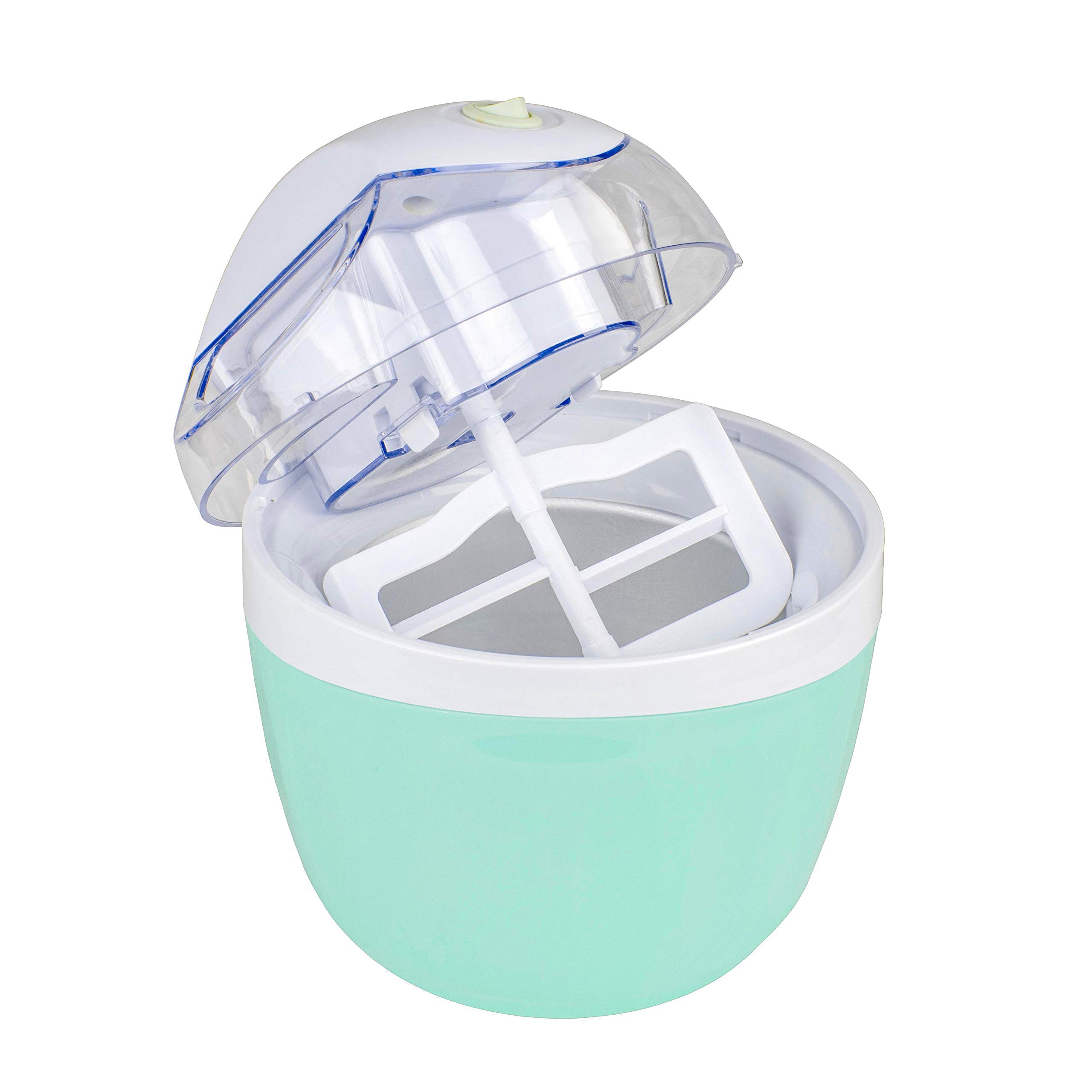 Brentwood TS-1410BL 1 Quart Electric Ice Cream Maker - Make Homemade Ice Cream, Sorbet, Frozen Yogurt, Gelato & Custard - Compact & Easy to Use - Perfect for Parties, Family Gatherings & Summer Treats (Blue)