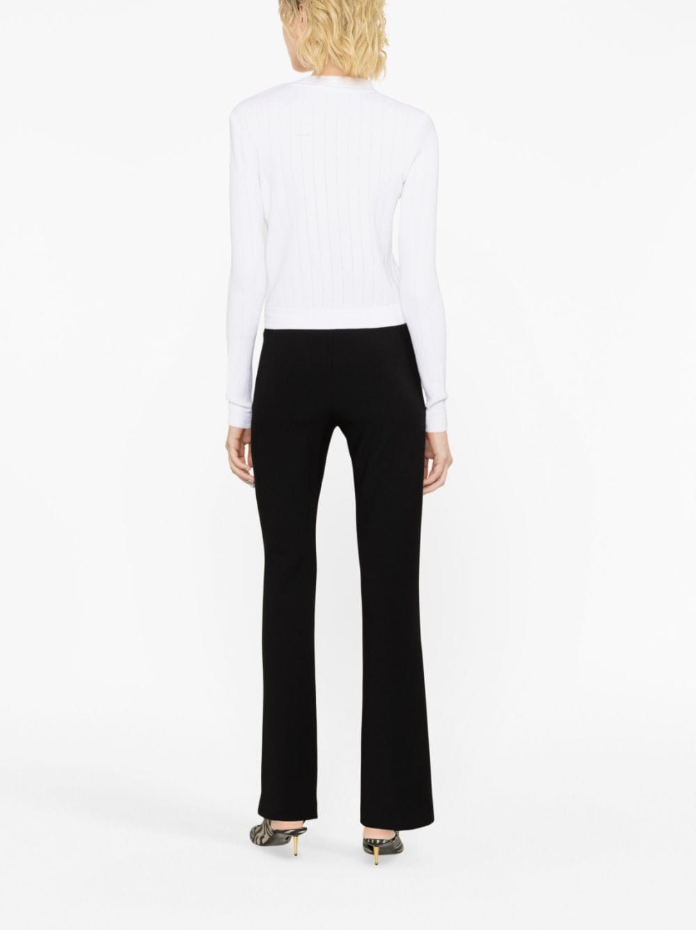 Balmain White Sweaters for Women - Luxury Cashmere Knitwear for Fall & Winter Fashion | Perfect for Office, Parties & Casual Outfits
