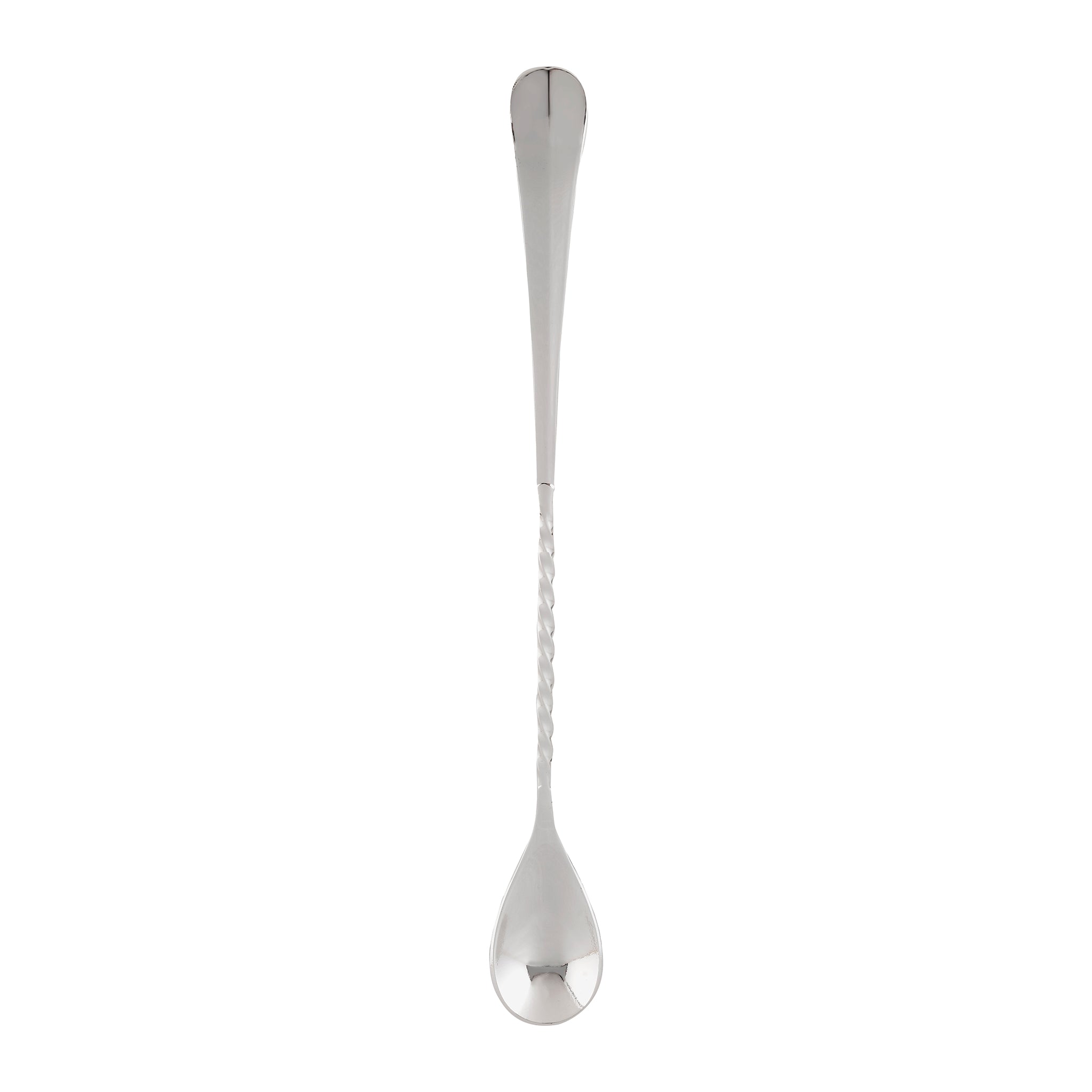 MIRET™ Silver Plated EPNS Bar Spoon - 21cm Cocktail Mixing Tool for Bartenders & Home Bars | Perfect for Crafting Cocktails, Stirring Drinks & Garnishing