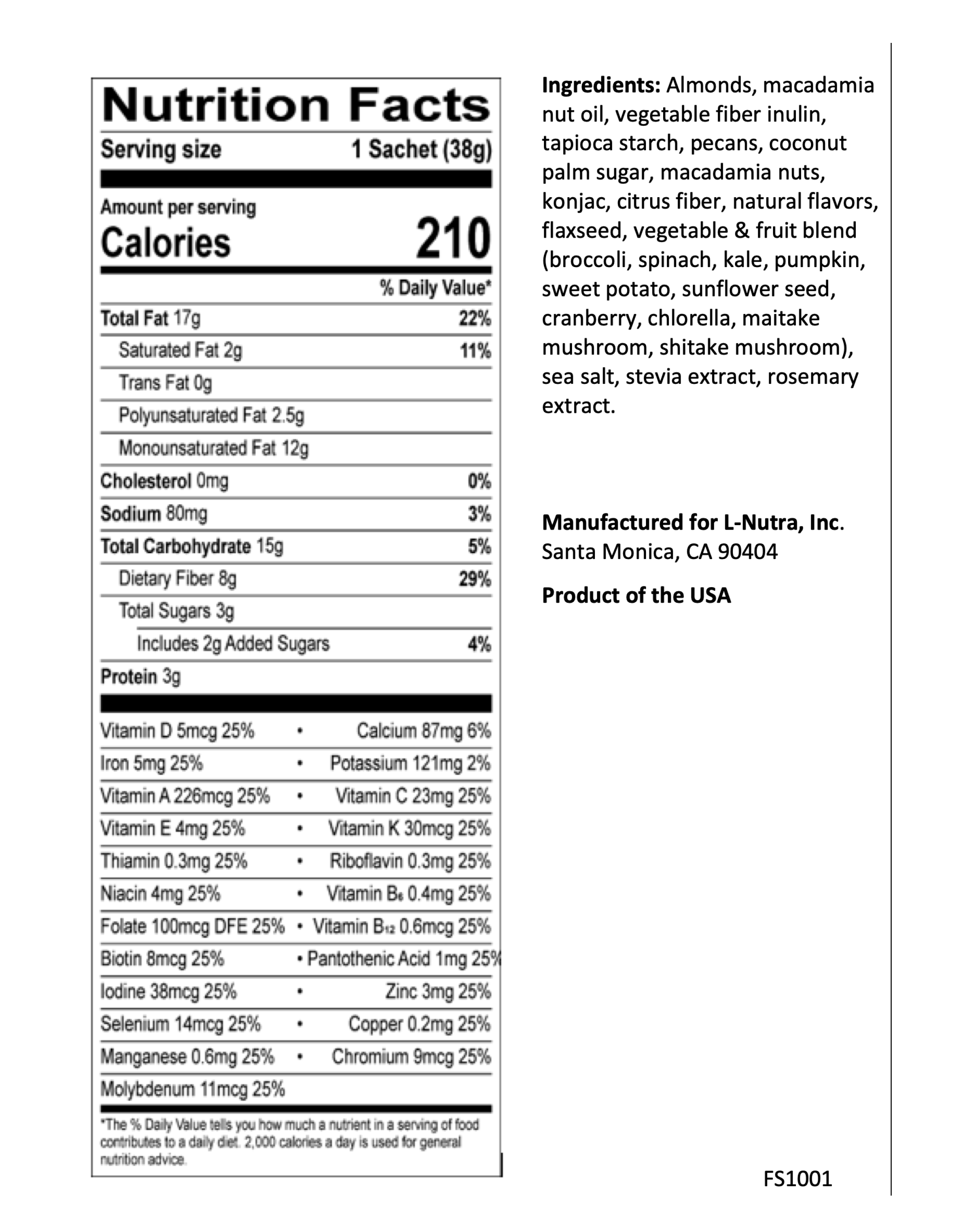 Prolon Life Fasting Shake - Meal Replacement Powder for Intermittent Fasting & Weight Loss - Keto-Friendly, Plant-Based Protein Shake for Detox & Energy Boost - Perfect for Busy Lifestyles & Fitness Routines