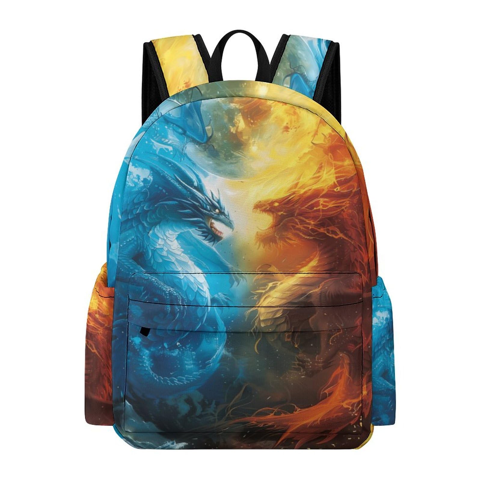 Cool Dragon Backpack for Boys & Toddlers - 16.5 Inch Cartoon School Bag for Kids, Travel & Daily Use | Durable & Stylish Backpack for School, Daycare & Outdoor Adventures