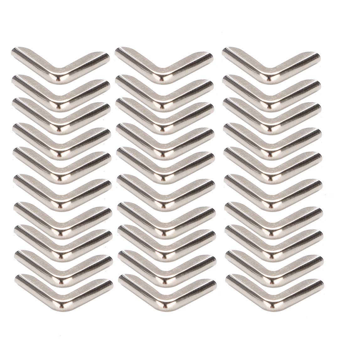 Vintage Box Corner Protectors - Pack of 30 | Edge Guards for Books, Scrapbooks, Albums & Jewelry Boxes | Decorative Corner Covers for Home Organization & DIY Projects