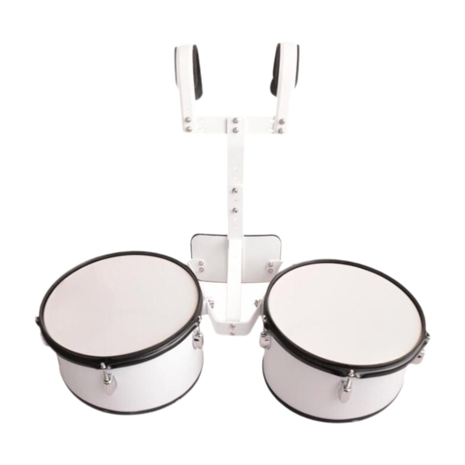 Marching Drum Set - Professional Percussion Instrument for Drum Group Training & Music Practice | Multi-Tone Double Drums for Beginners | Perfect for Parades, School Bands & Outdoor Performances