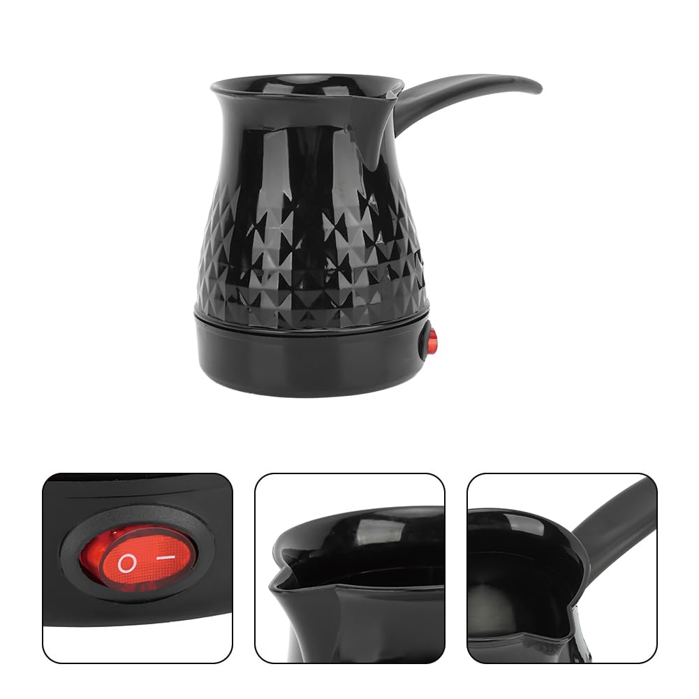 Premium Electric Turkish & American Coffee Maker - 600ML Stainless Steel Anti-Scald Kettle with Even Heating for Home, Office & Travel - Perfect for Brewing Coffee, Tea & Hot Water