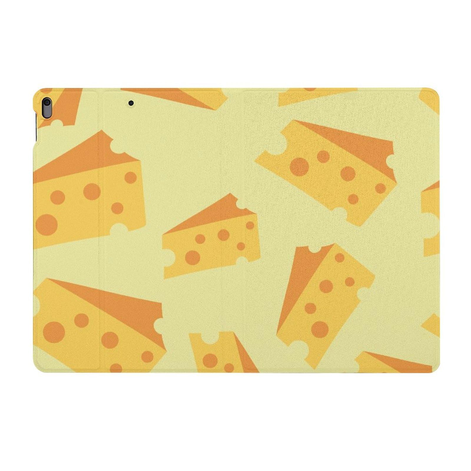 Food Themed Tasty Cheese iPad Pro/Air 3 (10.5in) Case - Multi-Angle Stand with Auto Wake/Sleep | Perfect for Kitchen, Office & Travel Use