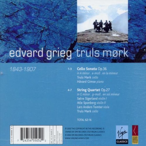 Grieg Cello Sonata & String Quartet - Classical Music for Relaxation, Study & Romantic Evenings