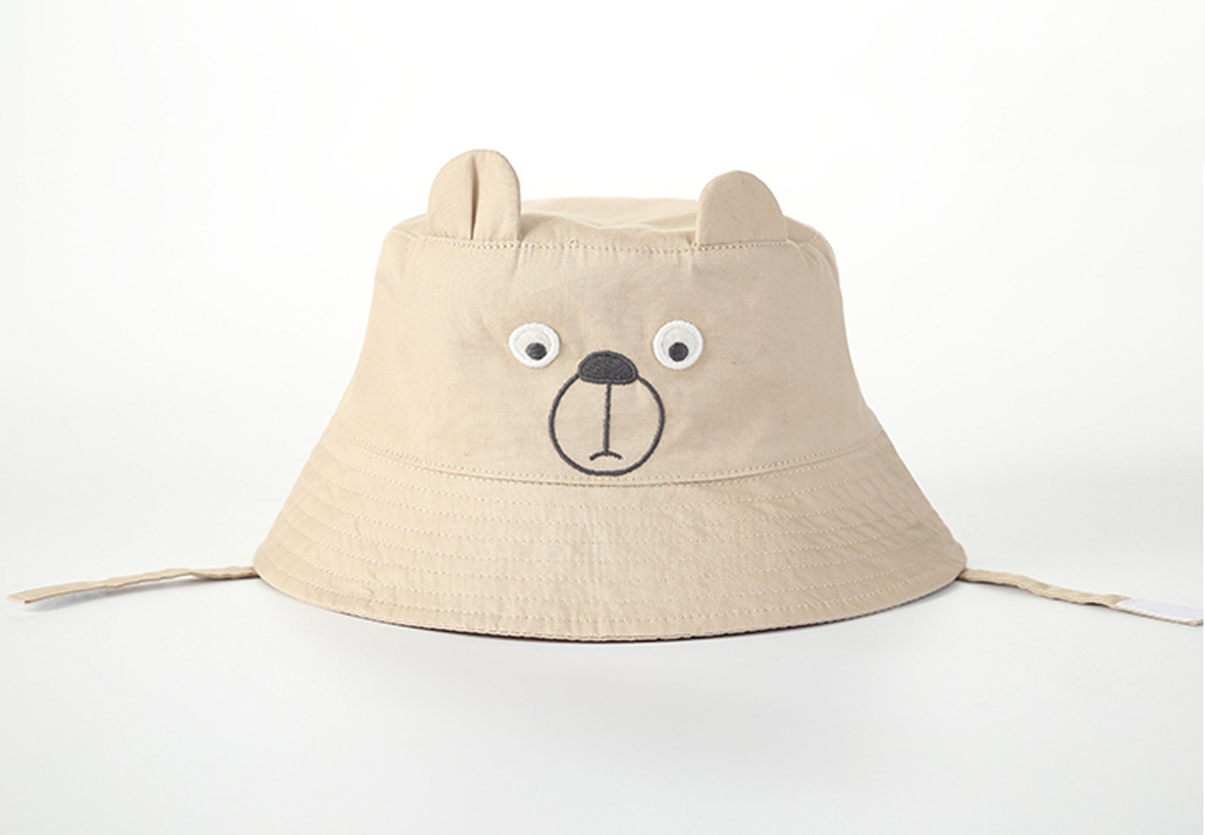 Kids Sun Hat for Boys & Girls - Breathable Cotton Toddler Sun Protection Bucket Hat with Adjustable Chin Strap | Perfect for Beach, Park & Outdoor Play