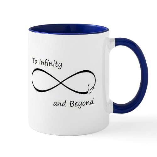 White/Navy Inside - Infinity Symbol Mug