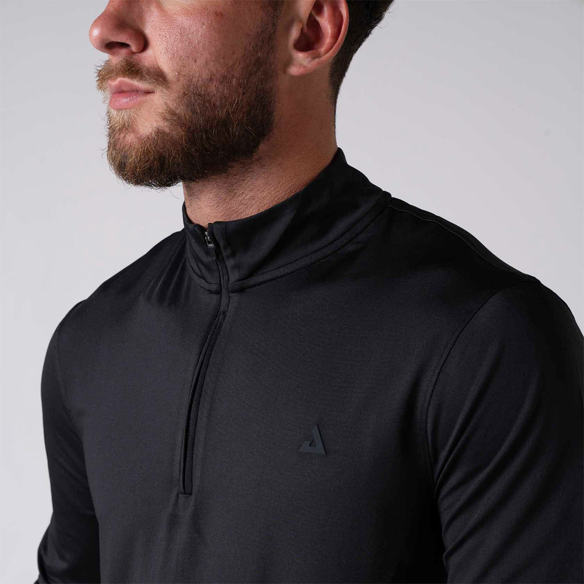 Men's Quarter Zip Pullover Sweater - Lightweight Fleece Jacket for Casual & Outdoor Wear | Perfect for Hiking, Work & Everyday Use