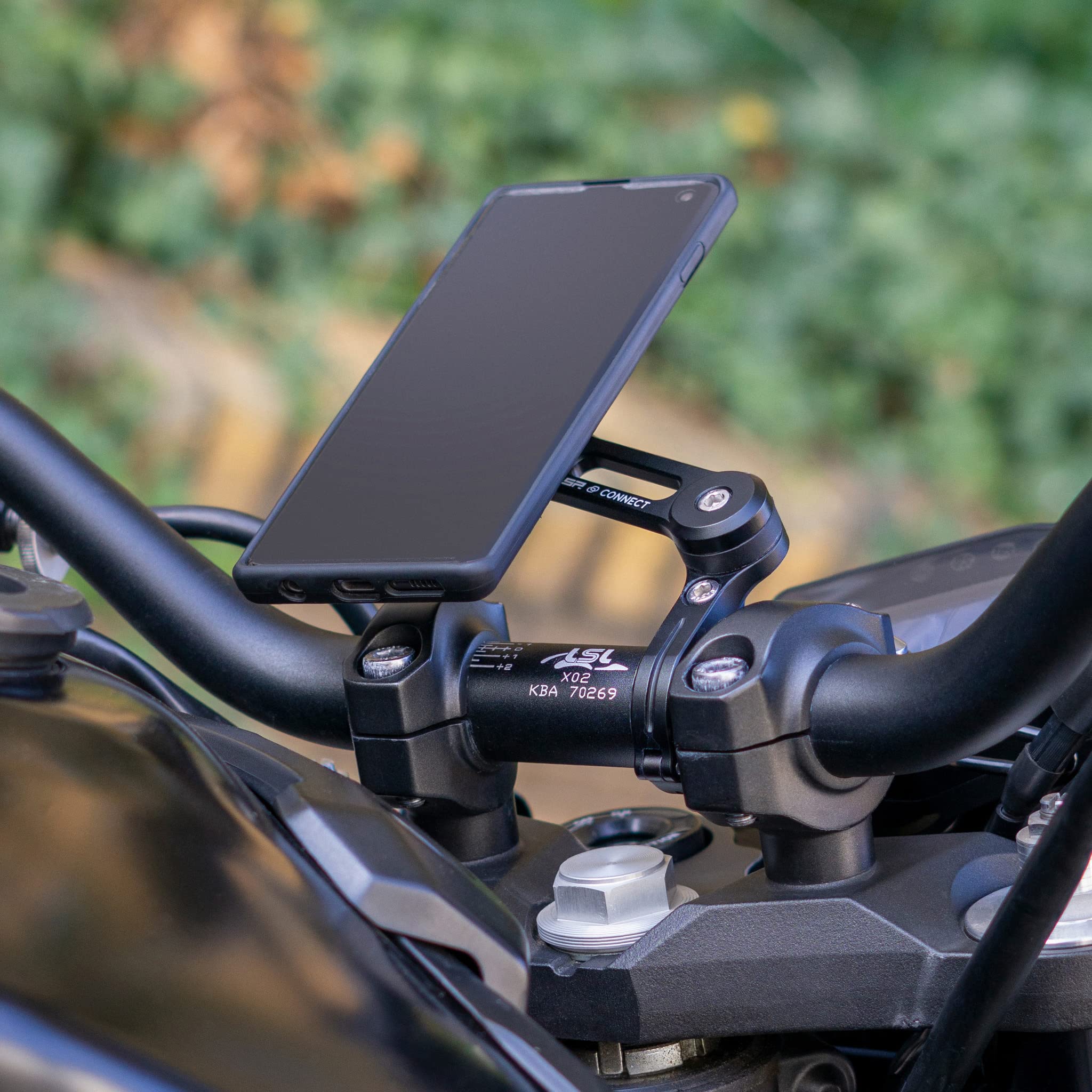 SP Connect Moto Bundle - Universal Phone Mount for iPhone 11 Pro Max/XS Max - Secure Motorcycle & Bike Handlebar Mount for Adventure Riding & Commuting