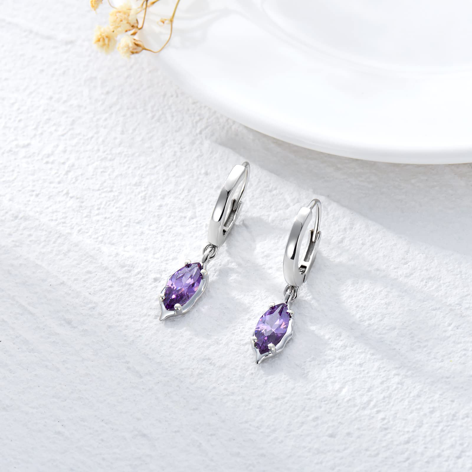 POPKIMI Sterling Silver Stud Earrings for Women - Minimalist Promise Jewelry Set, Perfect Birthday Gift for Her, Anniversary or Valentine's Day Present | Ideal for Everyday Wear, Date Nights & Special Occasions