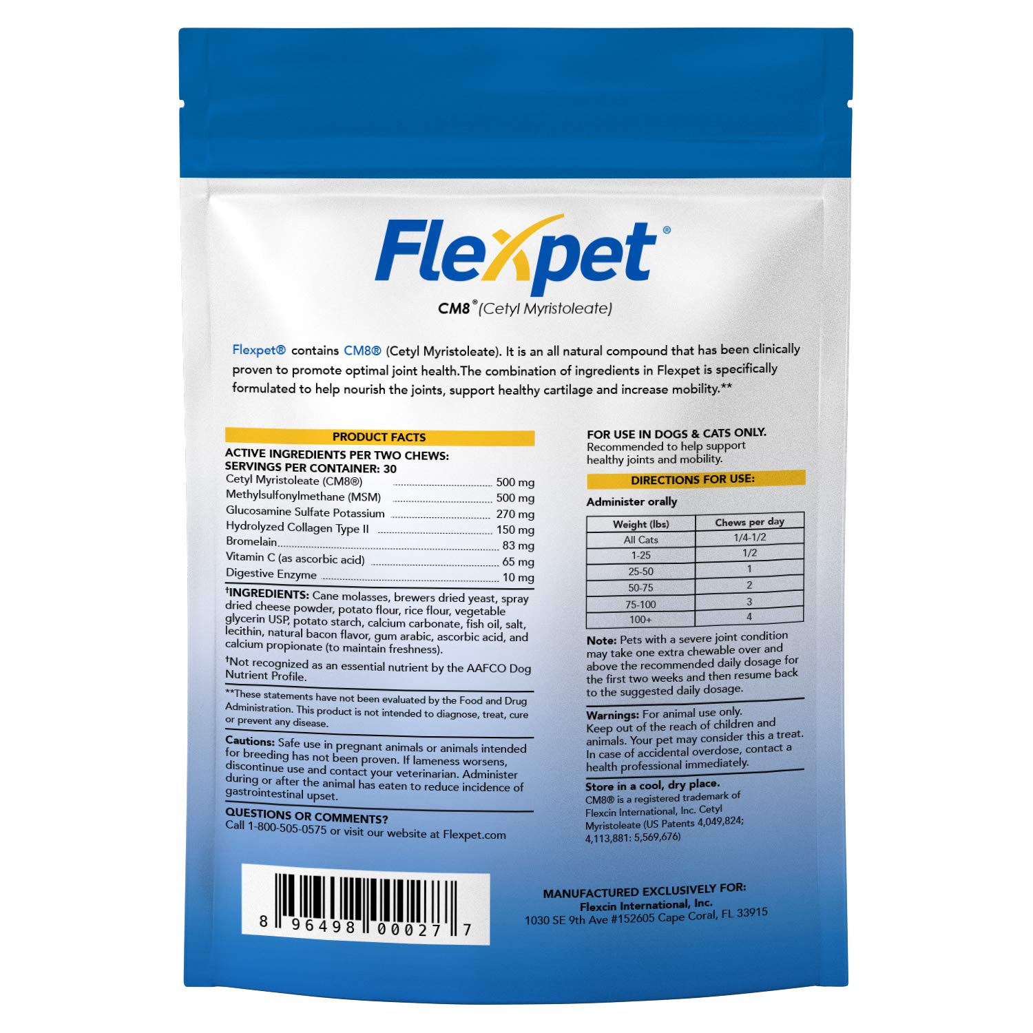 Maximum Strength Dog Pain Relief Soft Chews - All-Natural Hip & Joint Supplement with Glucosamine & Cetyl Myristoleate (CM8) for Inflammation - 180 Count (3 Pack) - Perfect for Senior Dogs with Arthritis & Mobility Issues