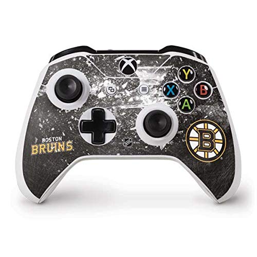 Official NHL Boston Bruins Frozen Gaming Skin Decal for Xbox One S Controller - Custom Protective Cover for Enhanced Grip & Style - Perfect for Gamers & Sports Fans
