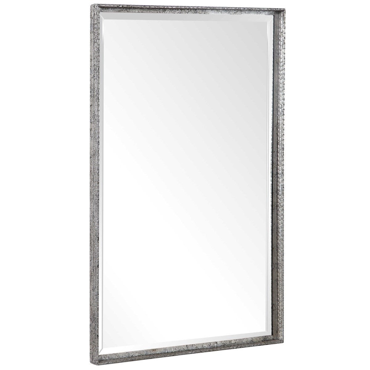 Premium Silver Vanity Mirror with LED Lights - Adjustable Brightness for Makeup, Skincare & Grooming | Perfect for Bedroom, Bathroom & Dressing Table