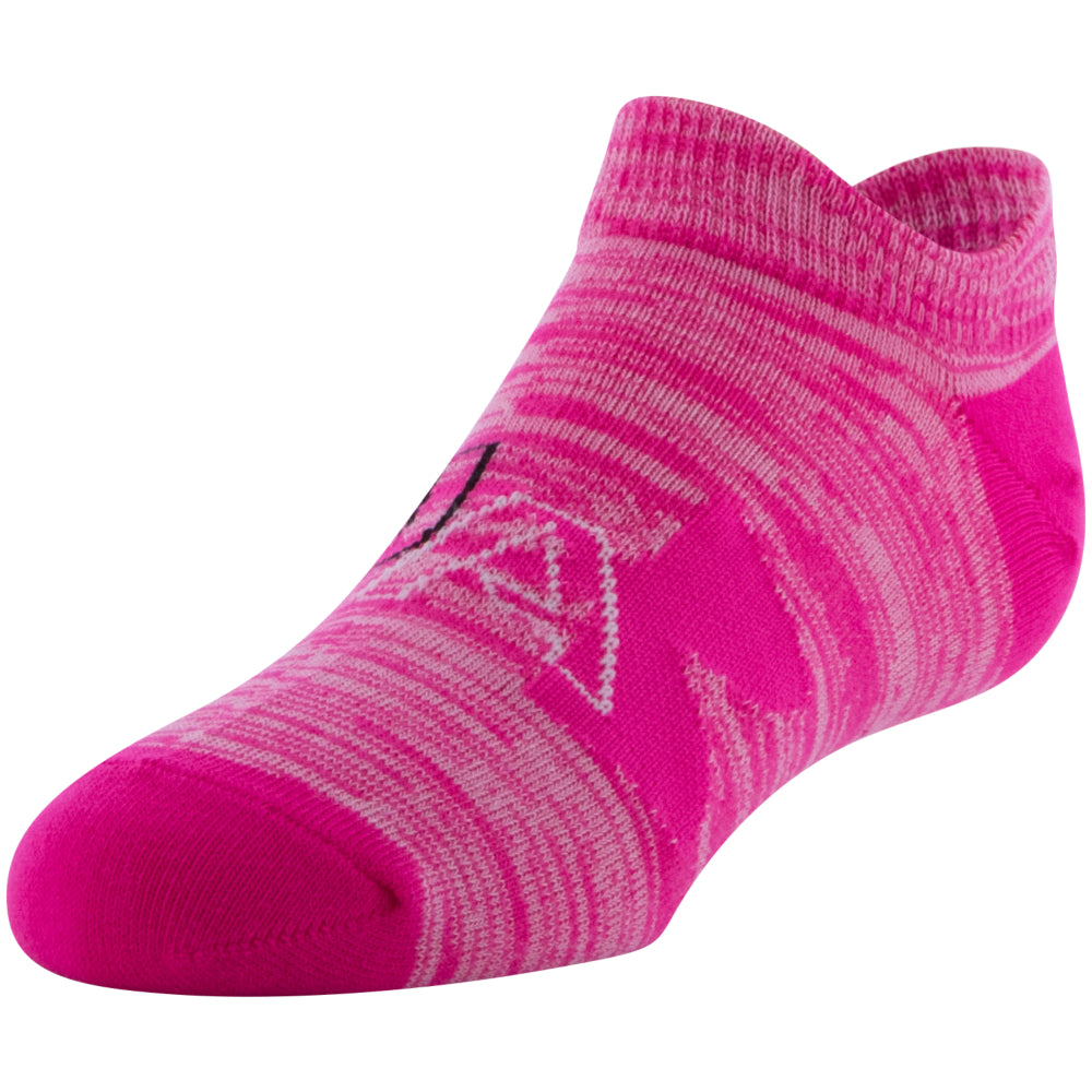 Under Armour Youth Essential No Show Socks 6-Pack for Girls - Breathable & Cushioned Athletic Socks for Running, School & Everyday Comfort