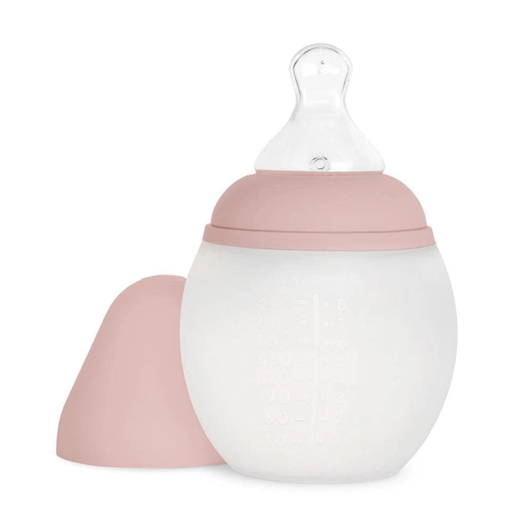 Élhée Baby Bottle 240ml (8 Oz) - Medium Flow Nipple - BPA Free Plastic Feeding Bottle for Newborns & Infants - Perfect for Daycare, Travel & On-the-Go Feeding