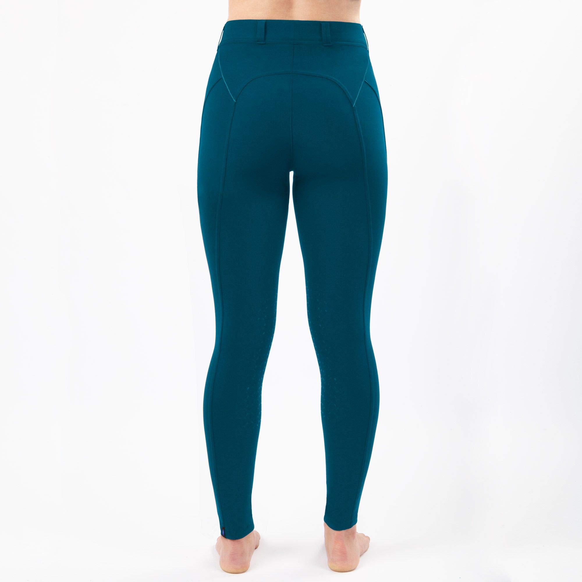 Irideon Issential Capriole Riding Tights for Women - X-Small Baltic Blue Equestrian Leggings | Perfect for Horseback Riding, Training & Show Jumping