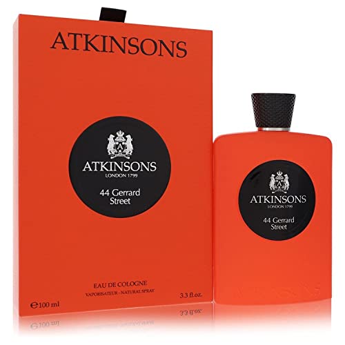 Atkinsons 44 Gerrard Street Unisex Eau De Cologne Spray - 3.3 oz Fragrance for Men & Women | Perfect for Daily Wear, Office & Special Occasions