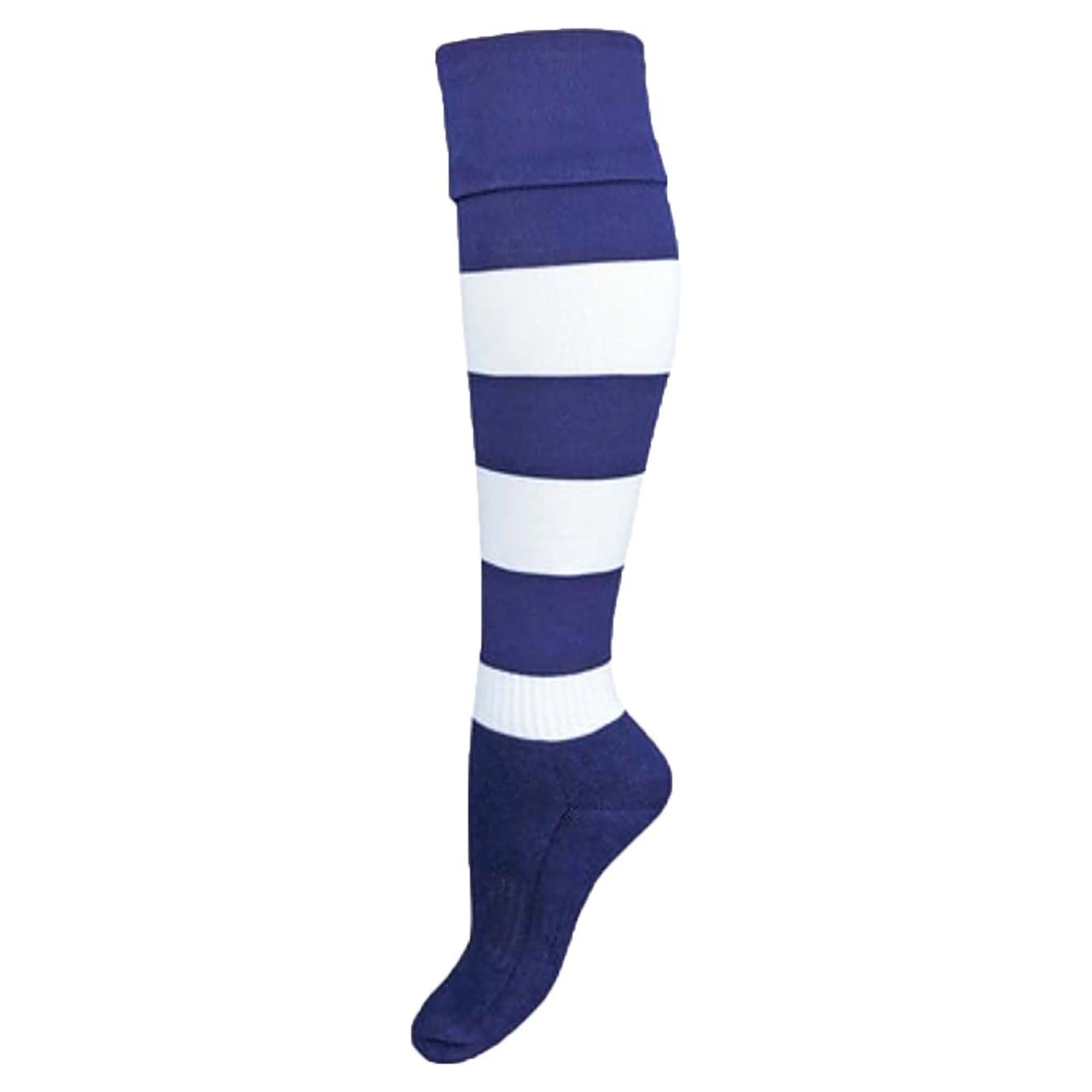 Men's AFL Fremantle Dockers Football Club Away Elite Performance Socks - Official Team Gear for Football Games & Sports Training