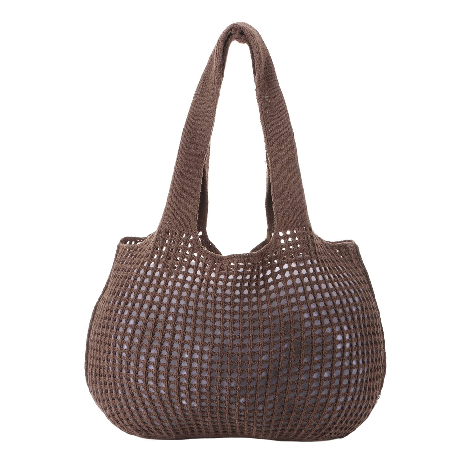 Ovida Women's Large Crochet Beach Tote Bag - Summer Mesh Shoulder Bag for Women, Cute Aesthetic Handbag for Beach, Pool, Vacation & Travel Accessories