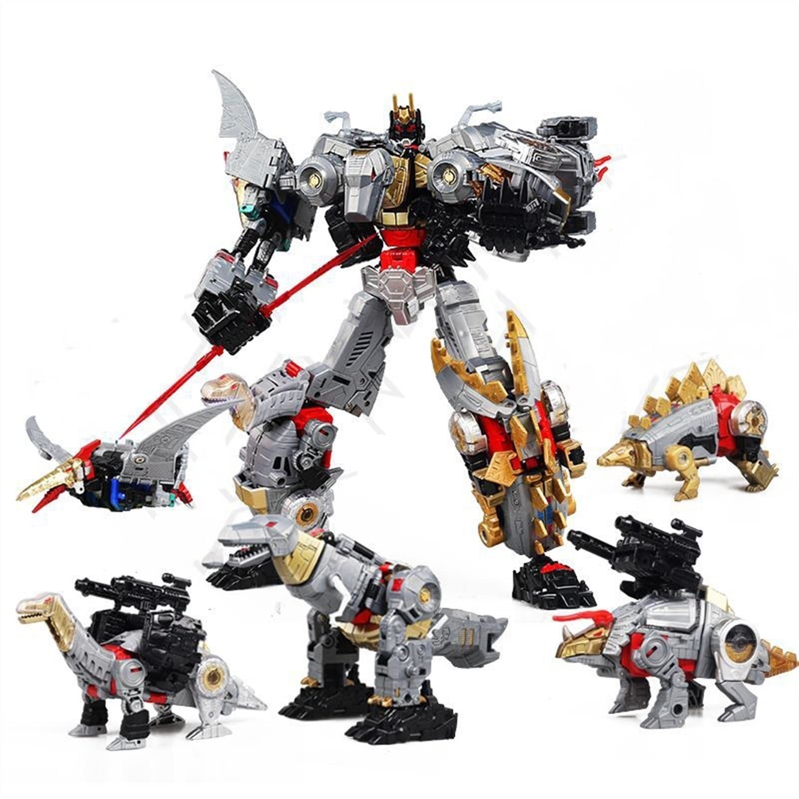XYHL Transformer Toys - Combiner Wars Defensor Bruticus Superion Devastator IDW Action Figure Set | Collectible Robot Model for Adults & Kids | Perfect Birthday Gift for Transformers Fans (Color B) | Display, Play & Battle Scenes