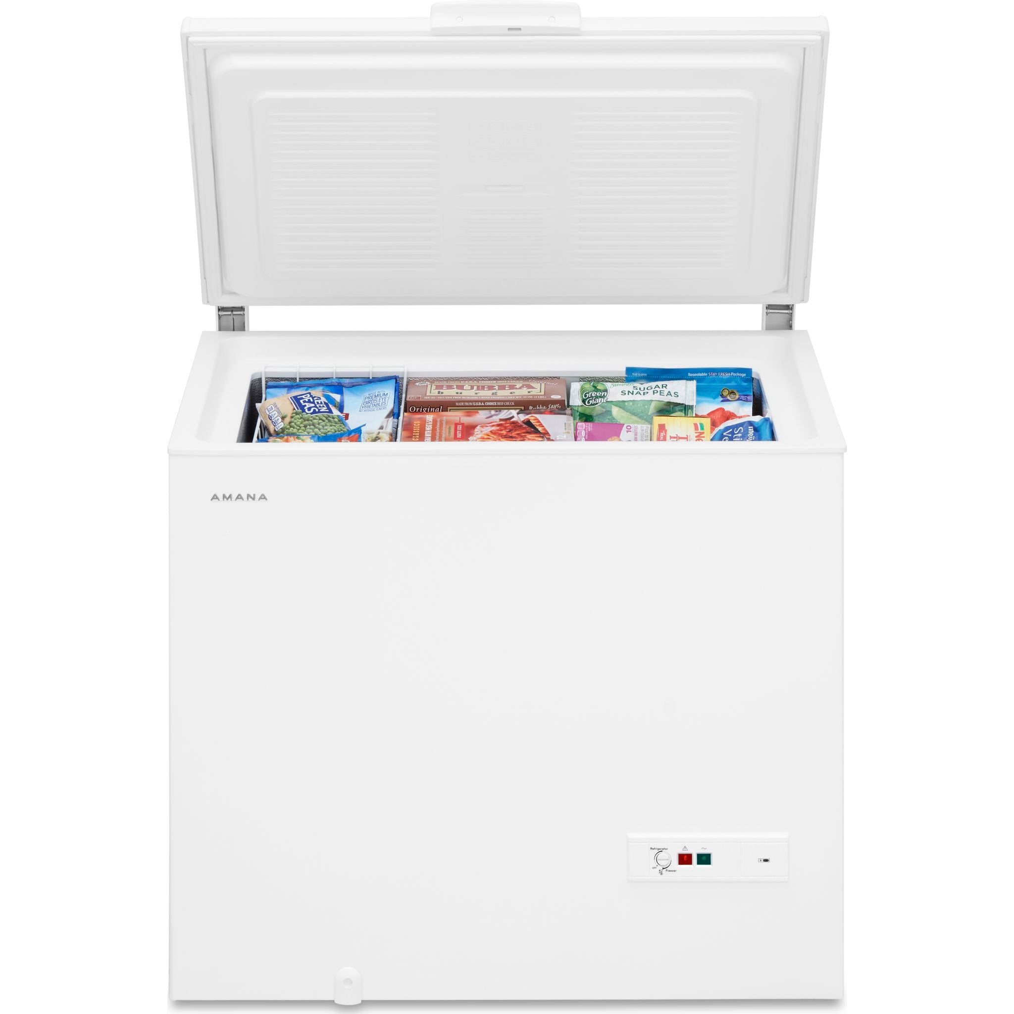 Amana AQC0902LW 9 Cubic Feet Chest Freezer - Energy Efficient White Deep Freezer for Home, Garage & Restaurant Use - Perfect for Frozen Food Storage & Bulk Meal Prep