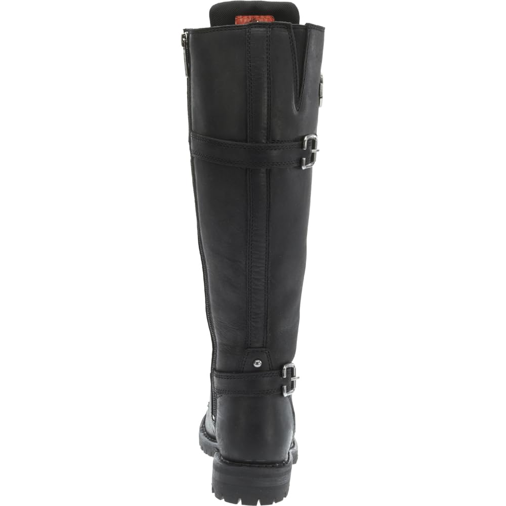Harley-Davidson Women's Beechwood Leather Motorcycle Boots - Stylish & Comfortable Riding Footwear for Bikers & Outdoor Enthusiasts - Perfect for Motorcycle Rides, Concerts & Casual Wear