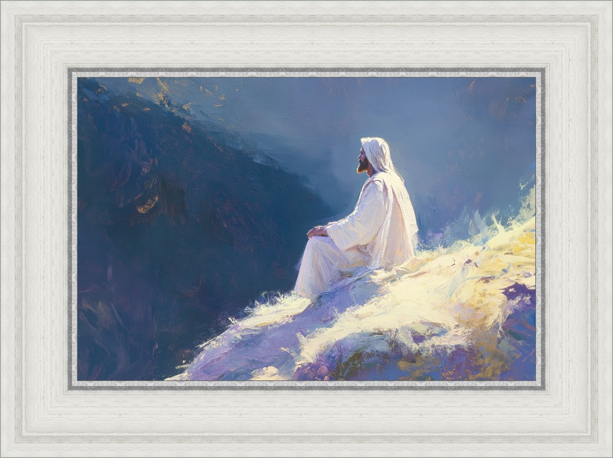 Contemplation By Justin Anna Culebro - Abstract Wall Art Painting for Home & Office Decor | Perfect for Living Room, Bedroom or Meditation Space