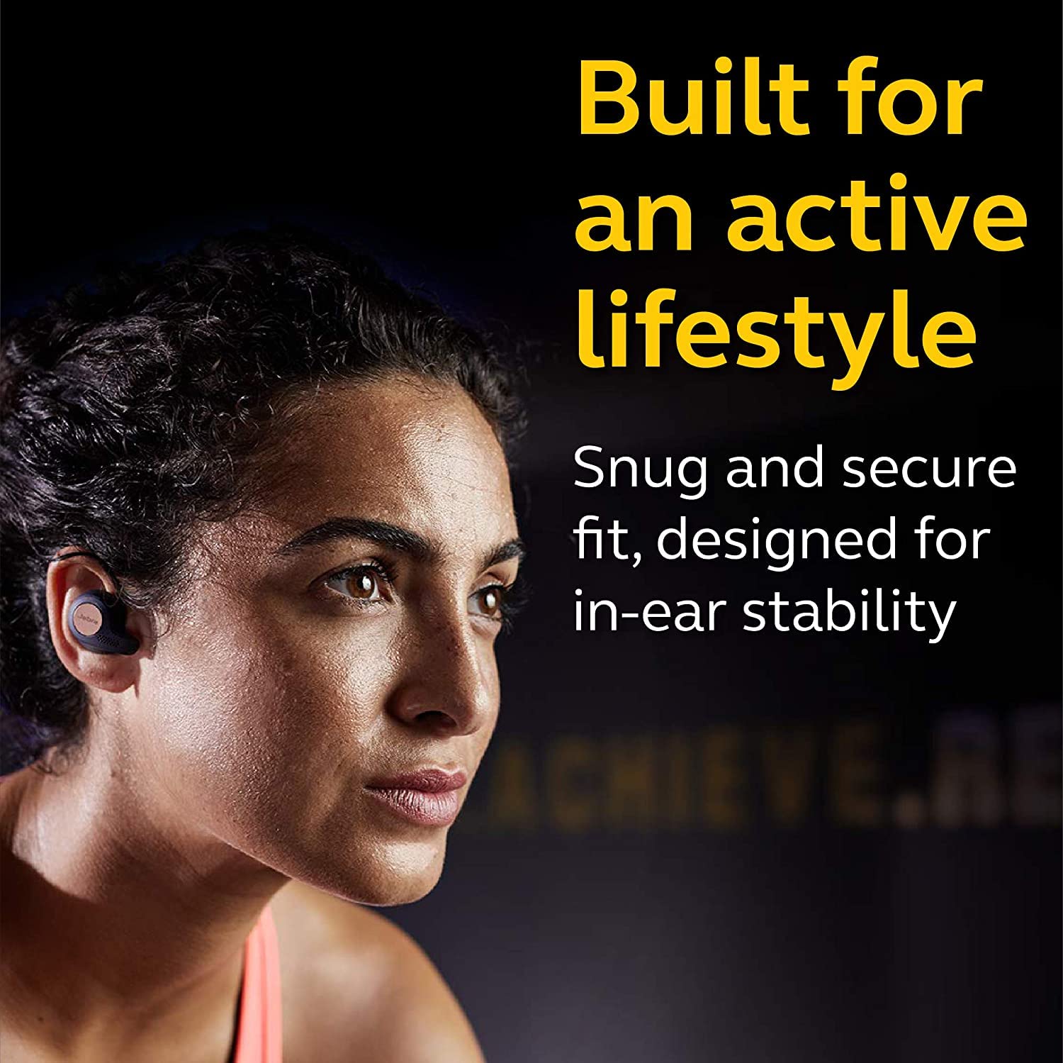 Jabra Elite 65t True Wireless Bluetooth Earbuds with Alexa Built-in, Charging Case - Copper Black | Noise Cancelling for Calls & Music | Perfect for Workouts, Commuting & Office Use