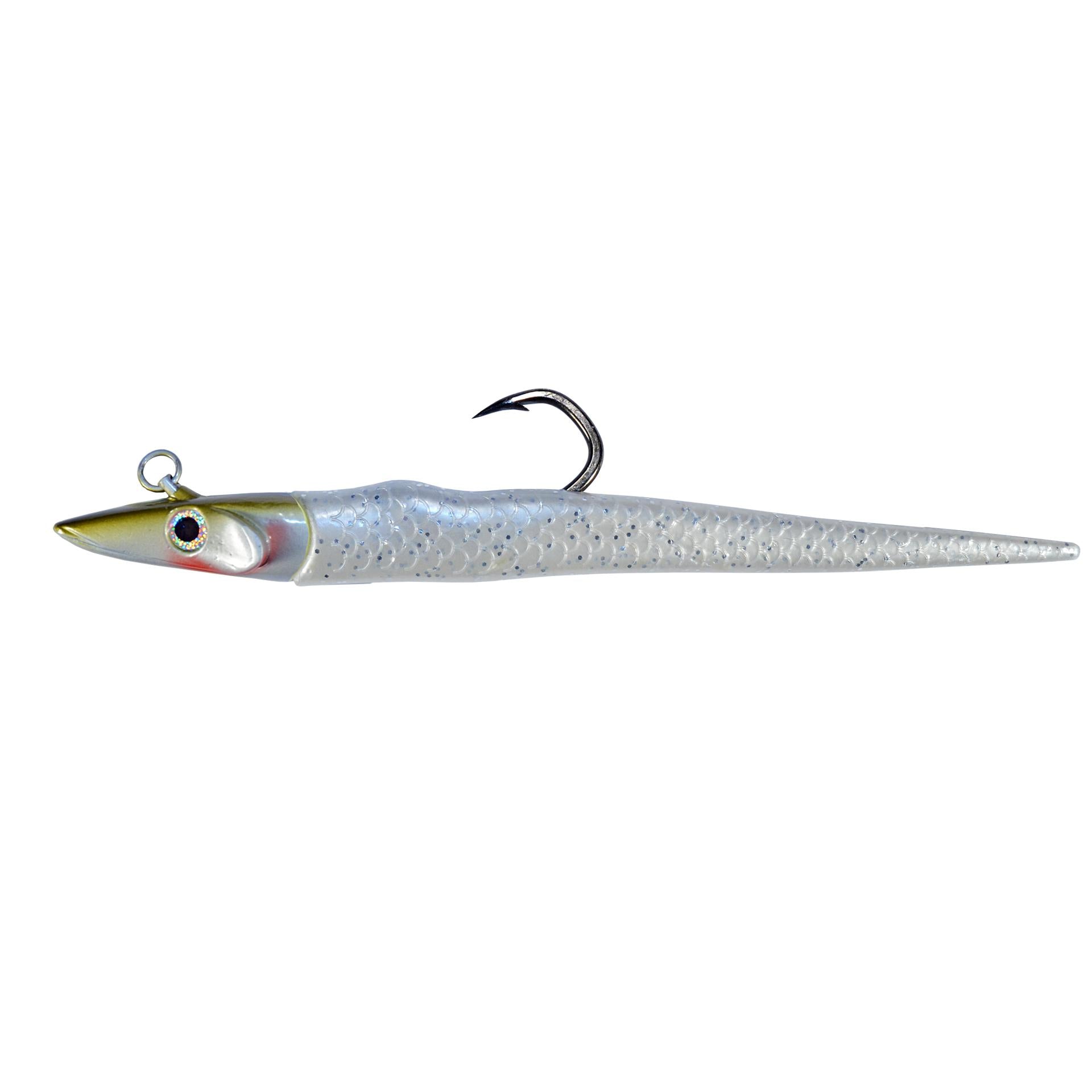 4oz Olive Bone Harness Jig - Premium Saltwater Fishing Lure for Bass, Flounder & Inshore Species | Perfect for Kayak Fishing & Pier Casting