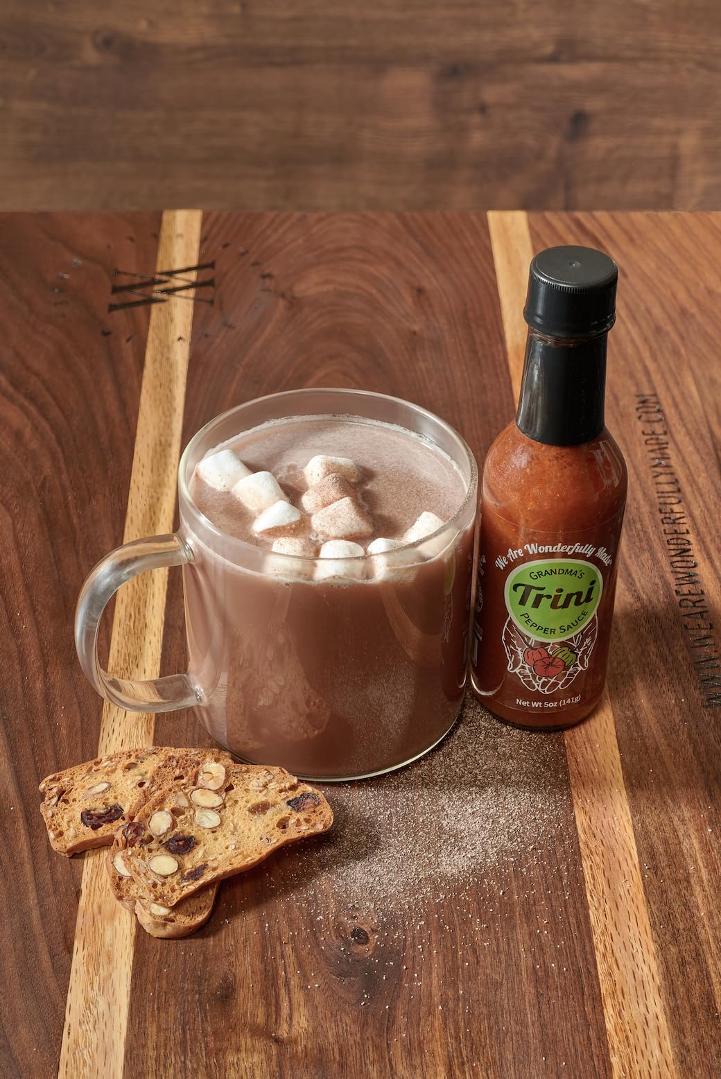 Grandma's Trini Pepper Sauce - Authentic Caribbean Hot Sauce - Vegan, Gluten-Free, Non-GMO, Low Sodium & Low Carb - 5 oz Bottle - Perfect for Tacos, Wings & Grilling - Woman, Black & Veteran Owned Business