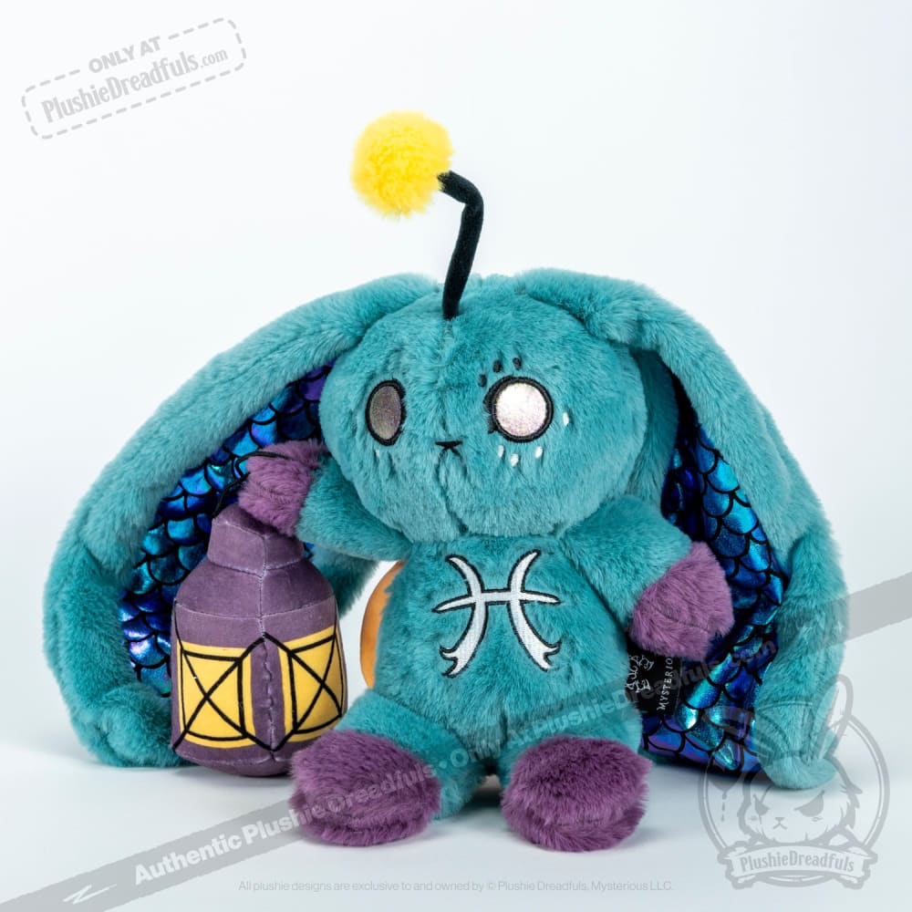 Plushie Dreadfuls Pisces Rabbit - Soft Stuffed Animal Toy for Kids & Collectors | Perfect for Zodiac Gifts, Birthday Presents & Cuddling
