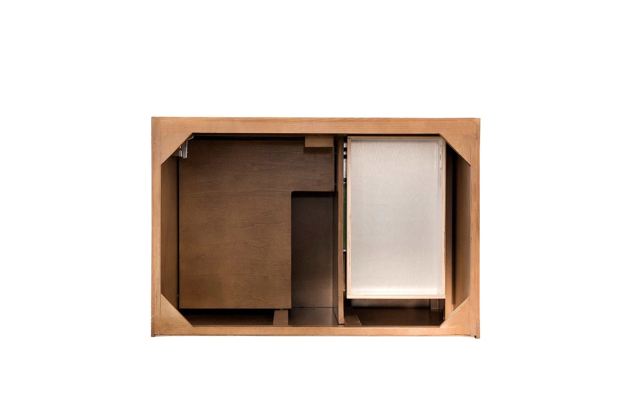 Savannah 36 Inch Single Vanity Cabinet in Driftwood Finish - Modern Bathroom Storage with Soft-Close Doors & Drawers - Perfect for Small Bathrooms, Powder Rooms & Guest Suites