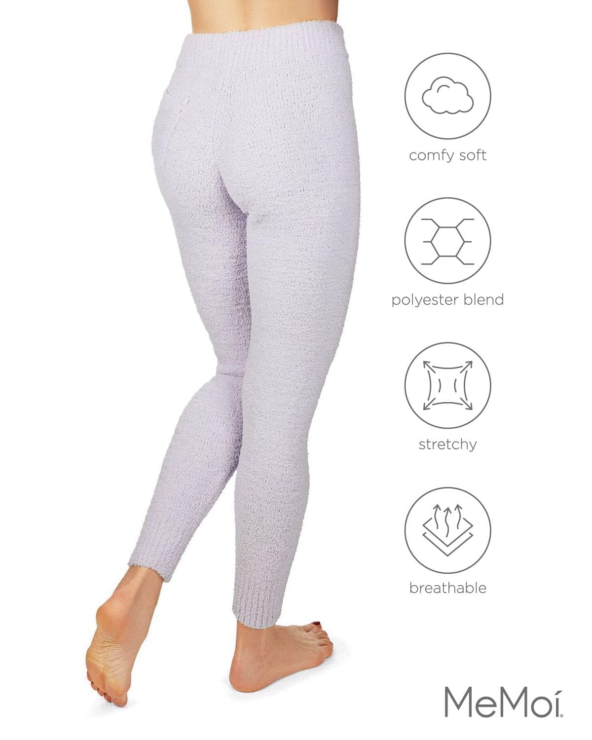 MeMoi Women's Ultra Soft Chenille Jogger Pants with Drawstring Waist - Cozy Lounge Pants for Home, Yoga & Casual Wear