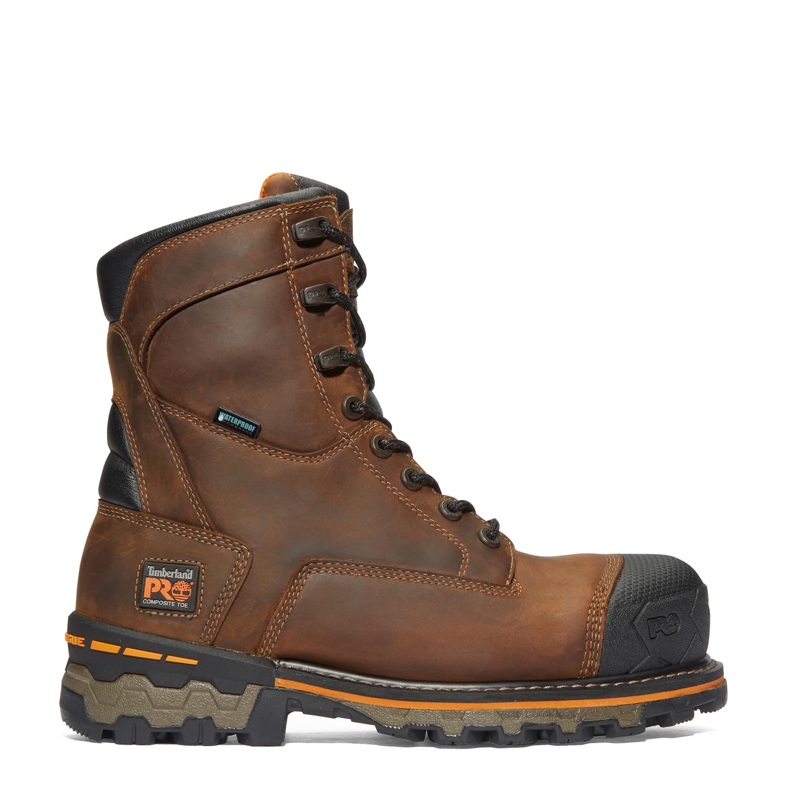Timberland PRO Men's Boondock Composite Toe Waterproof Work Boots - Durable Industrial Safety Shoes for Construction, Warehouse & Outdoor Work