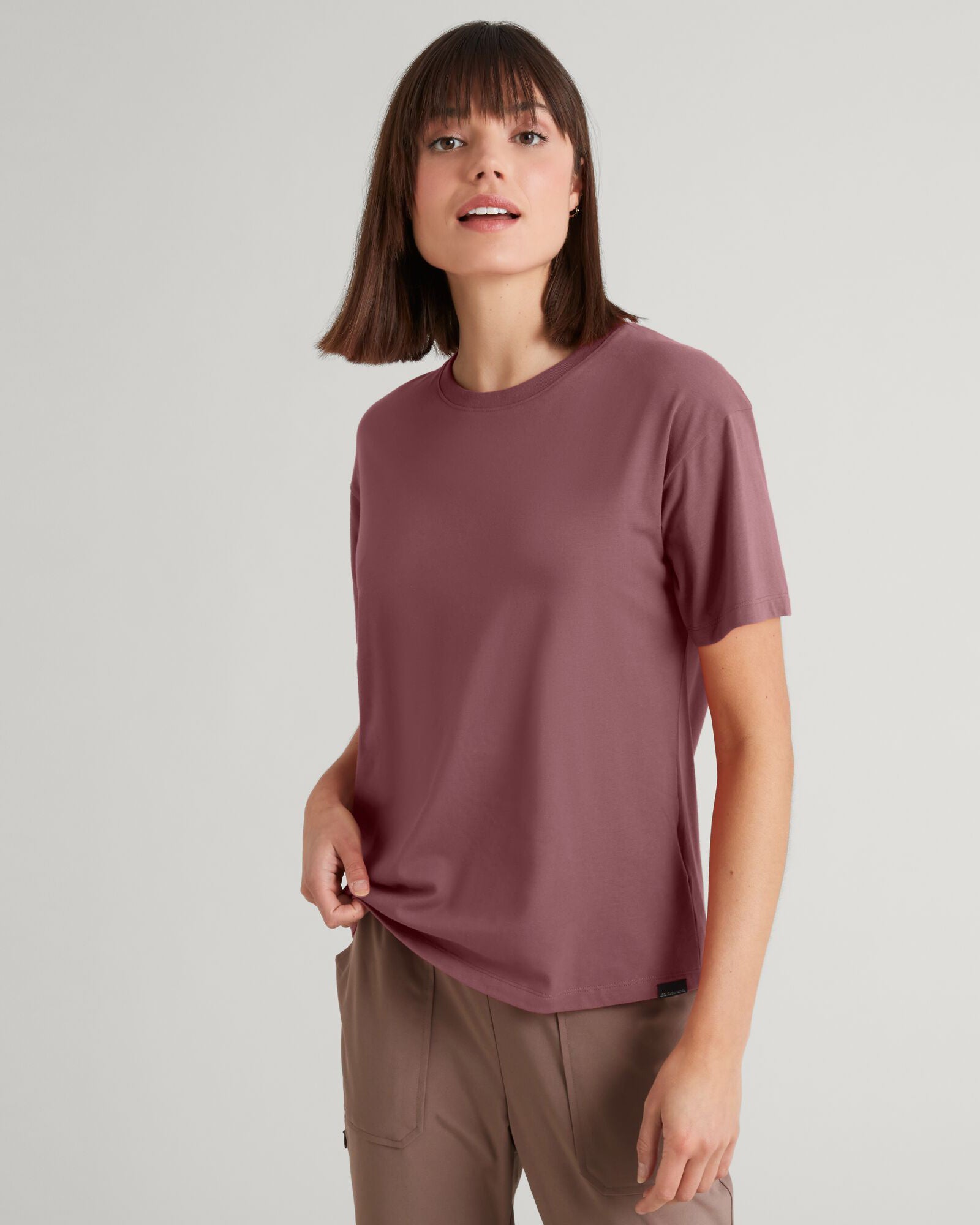 KMD Women's Short Sleeve T-Shirt - Soft Cotton Casual Tee for Everyday Wear | Perfect for Work, Gym & Weekend Outfits