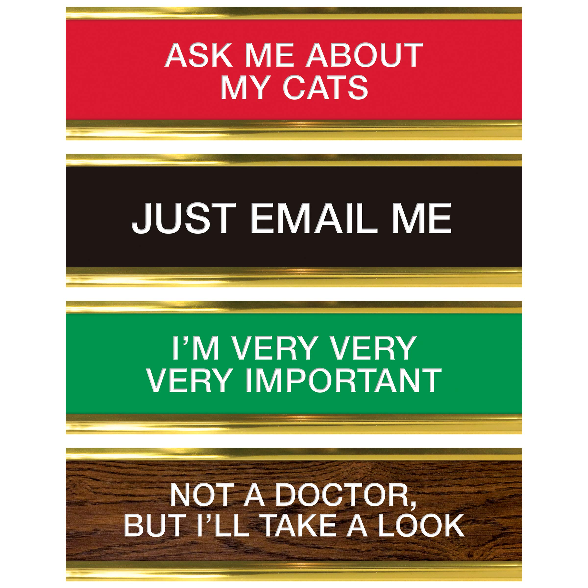 Genuine Fred Daily Desk Plaque - Motivational Desktop Flip Calendar with Inspirational Quotes | Perfect Office Decor for Workstations, Desks & Home Offices