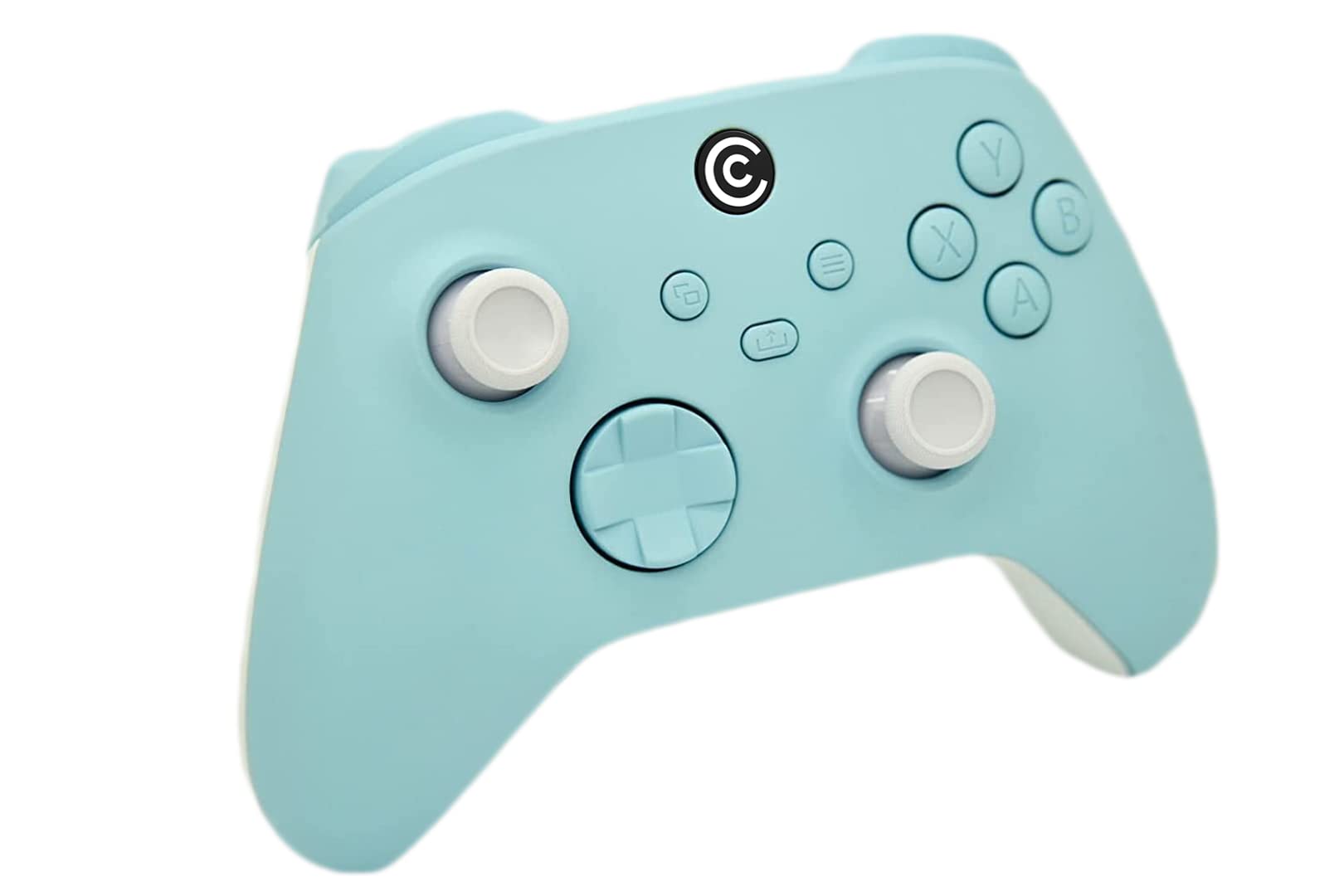 Custom Wireless Gaming Controller for PC, Windows, Xbox Series X/S & Xbox One - Multiple Stylish Designs (Baby Blue with Blue Accents) - Perfect for Competitive Gaming & Casual Play
