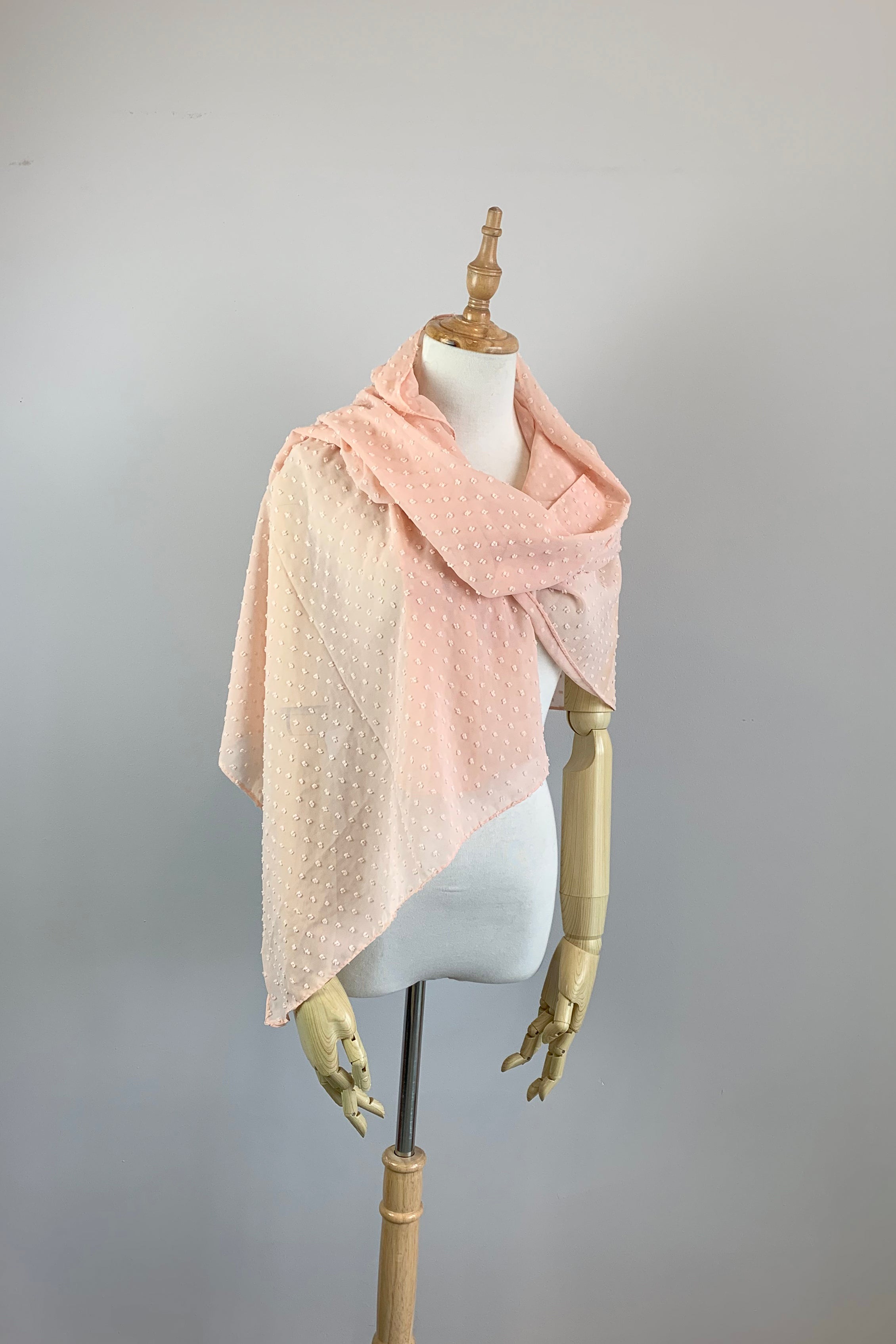 Elegant Champagne Long Scarf Cover Up Shawl - Lola Cha08 for Women | Perfect for Beach, Evening Parties & Special Occasions