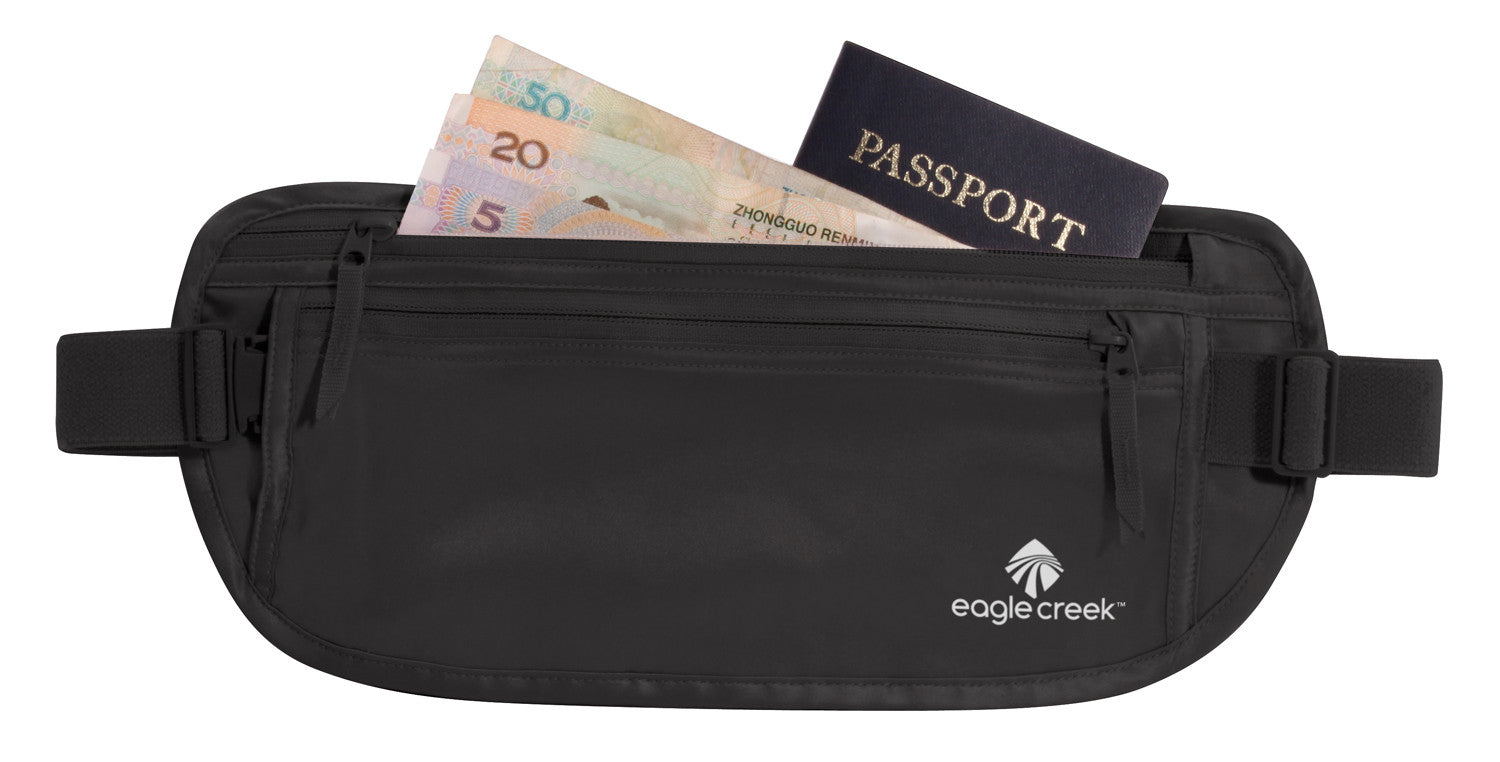 Eagle Creek Silk Undercover Money Belt - Secure & Comfortable Travel Wallet for Cash, Cards & Passport - Perfect for International Travel, Hiking & Adventure Trips