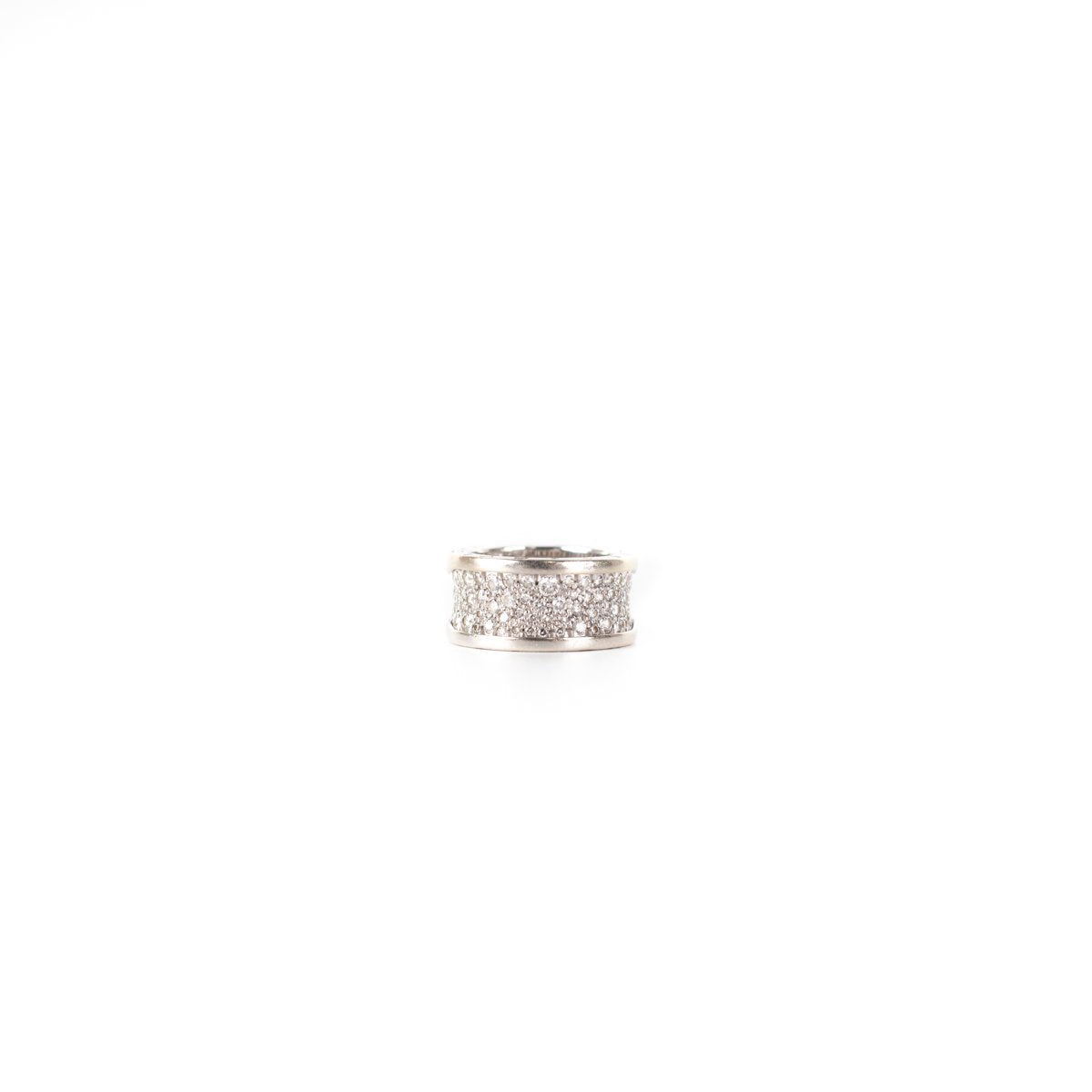 Bvlgari Diamond B.zero1 White Gold Ring for Women - Size 51 (US 5.5) | Luxury Jewelry Gift for Anniversary, Engagement & Special Occasions