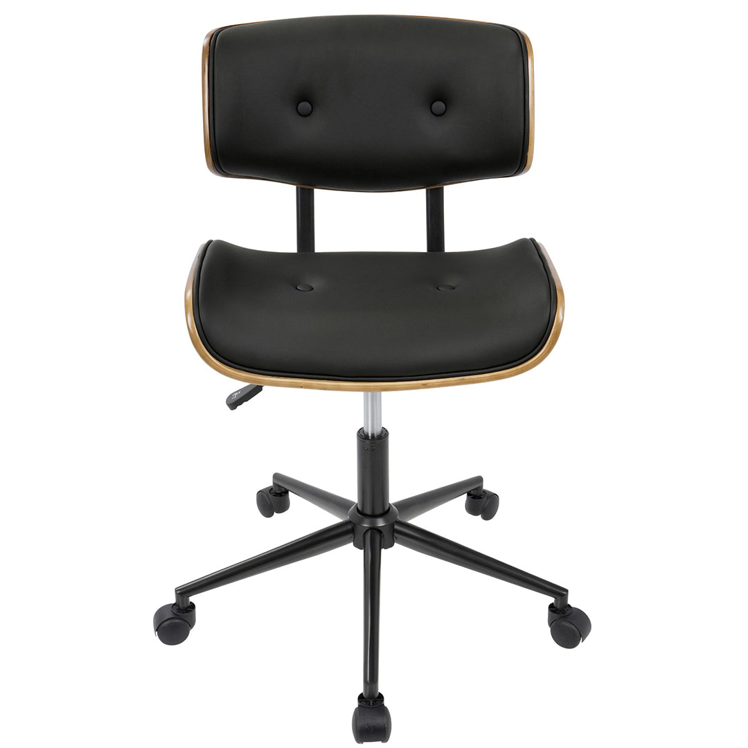 Lombardi Ergonomic Office Chair - Adjustable Height & Lumbar Support for Home & Workspace Comfort