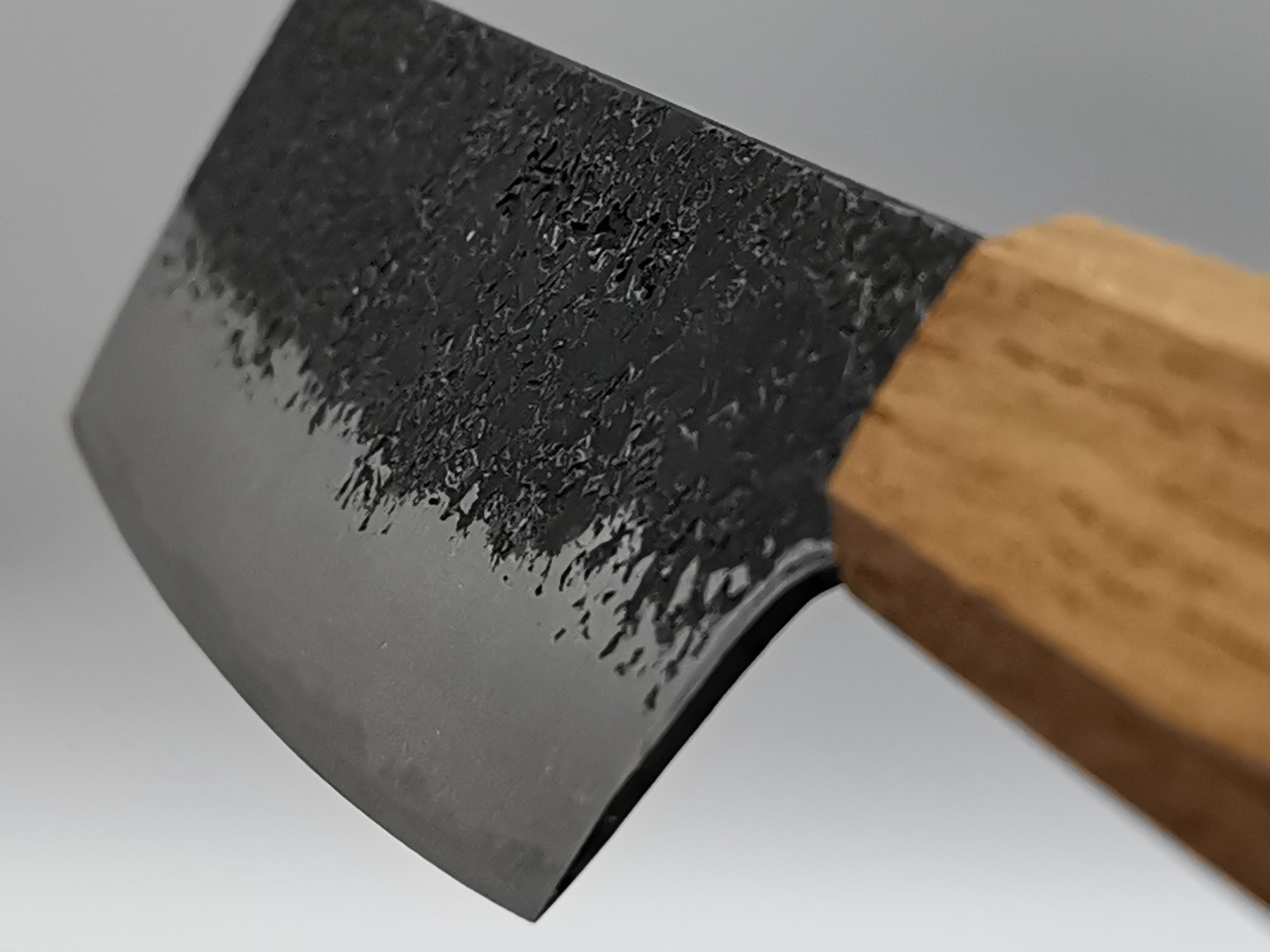Premium Itsuo Doi Homura Guren Blue #2 Nakiri Knife - Japanese High-Carbon Steel Kitchen Knife for Professional Chefs & Home Cooking - Perfect for Slicing Vegetables, Herbs & Sushi Ingredients