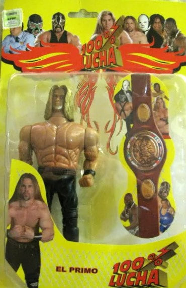 100% Lucha Telefe El Primo Wrestling Action Figure - Perfect for Collectors, Kids Play & Wrestling Fans Display